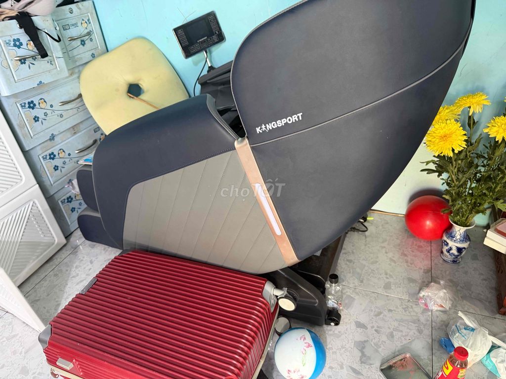 Ghế massage Kingsport Đen, Xám Như mới Mã G83. Mua bán Bàn ghế tại Huyện Củ Chi Tp Hồ Chí Minh được đăng bởi Sang hình 1