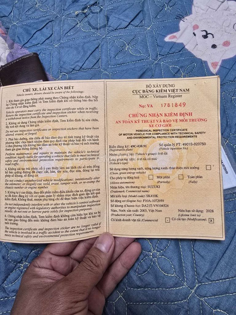 Suzuki 2003. Mua bán Xe tải, xe ben tại Thành phố Đà Lạt Lâm Đồng được đăng bởi Huy hình 6