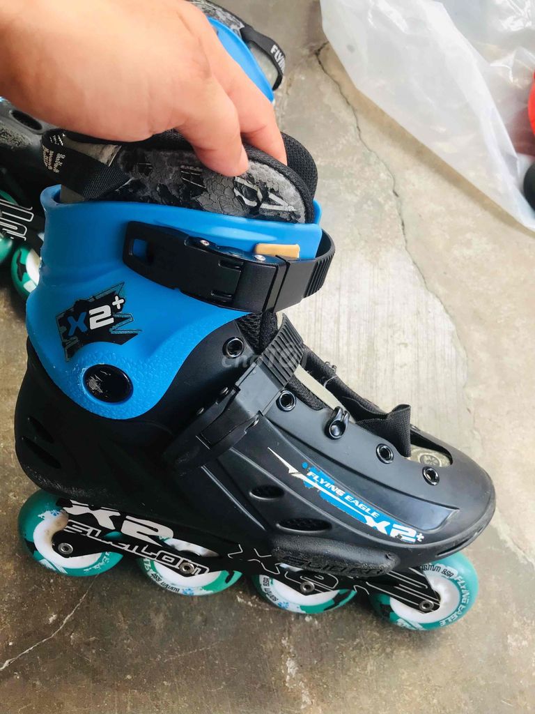 Giày trượt patin Flying Eagle X2 , Xanh size 43. Mua bán Đồ thể thao, Dã ngoại tại Thị xã La Gi Bình Thuận được đăng bởi họ và tên hình 1