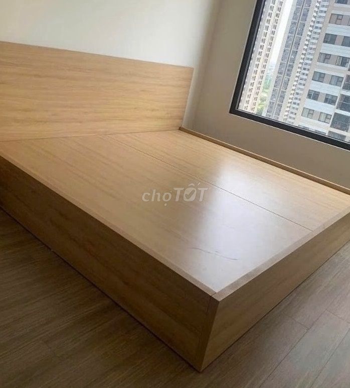 Giường NGGủ gỗ cNN MDF 2 hộc kéo GIAO NHANH 2h