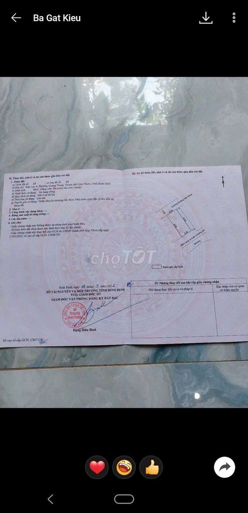 Bán lô đất hẻm 231 tây sơn, phường quang trung, quy nhơn Bán lô đất hẻm 231 tây sơn, phường quang trung, quy nhơn