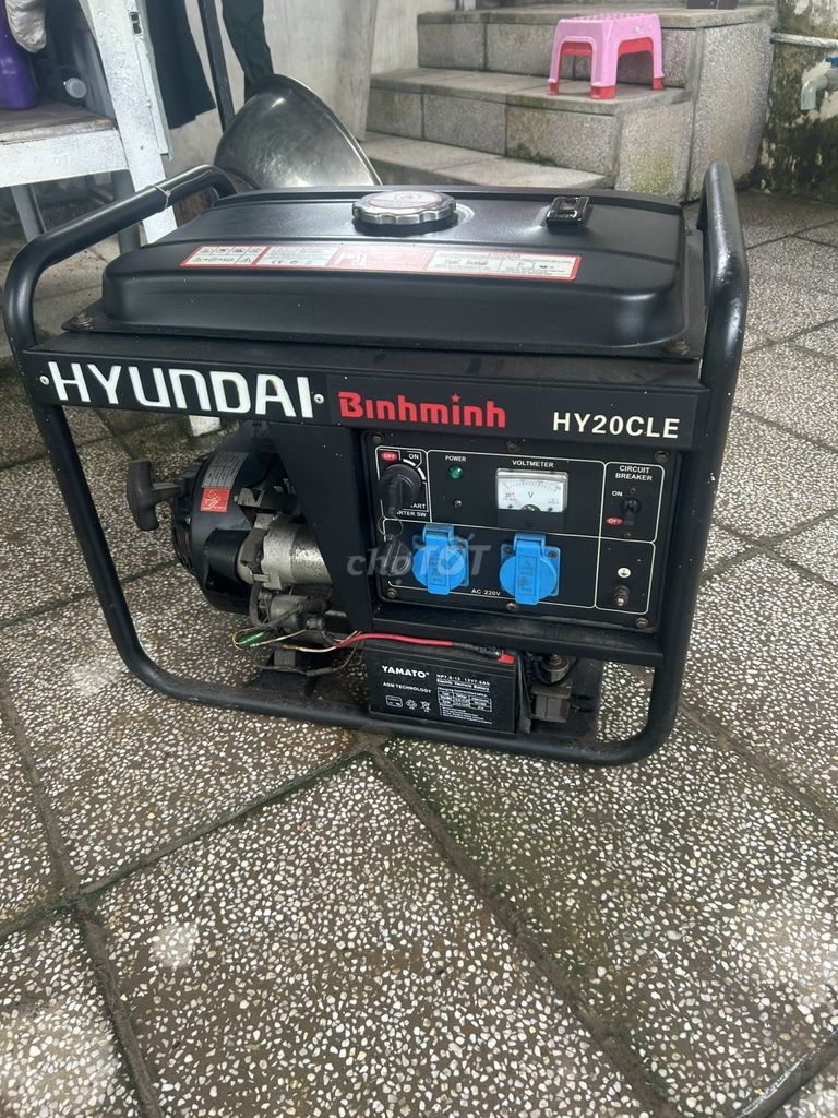 Máy phát điện Hyundai HY20CLE 2.3KW Đen Mới 99%. Mua bán Đồ chuyên dụng, Giống nuôi trồng tại Huyện Bàu Bàng Bình Dương được đăng bởi LãBình NguyễnGiang hình 1