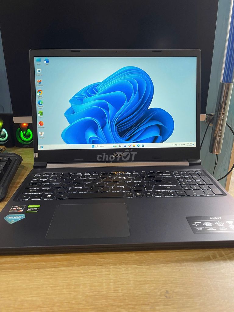 Laptop Acer Ryzen 5 5500u 16/512GB GTX 1650 15.6". Mua bán Laptop tại Quận Gò Vấp Tp Hồ Chí Minh được đăng bởi Vi Tính Kim Trân hình 1