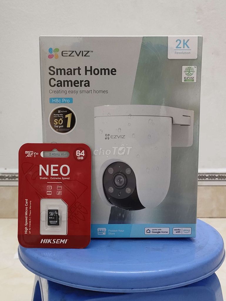 Camera EZVIZ H8c Pro 2K kèm thẻ 64gb . Mua bán Máy ảnh, Máy quay tại Quận Bắc Từ Liêm Hà Nội được đăng bởi đồ cũ đồ mới hình 1