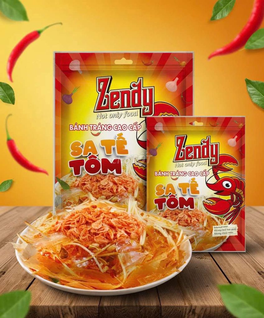 Bánh tráng trộn Zendy Sa tế tôm Gói. Dịch vụ tại Quận 12 Tp Hồ Chí Minh được đăng bởi nguyen phuong hình 1
