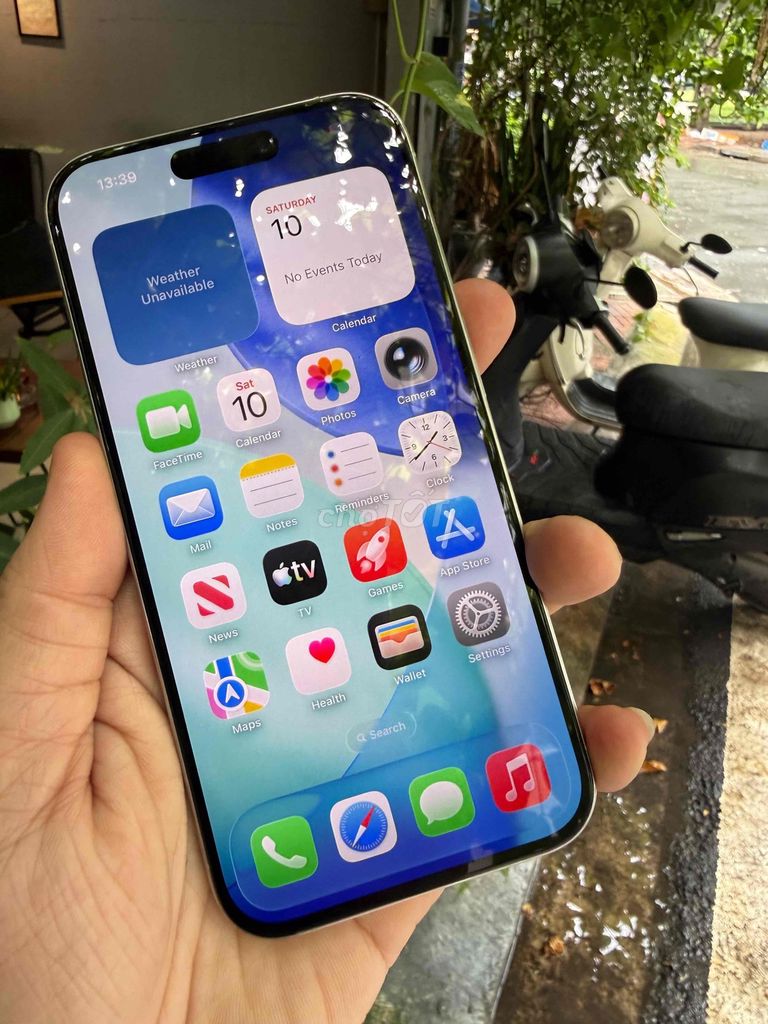 Apple iPhone 15 Pro 128GB Trắng máy keng 2 sim ban. Mua bán Điện thoại tại Thành phố Vĩnh Long Vĩnh Long được đăng bởi hà minh anh  hình 1