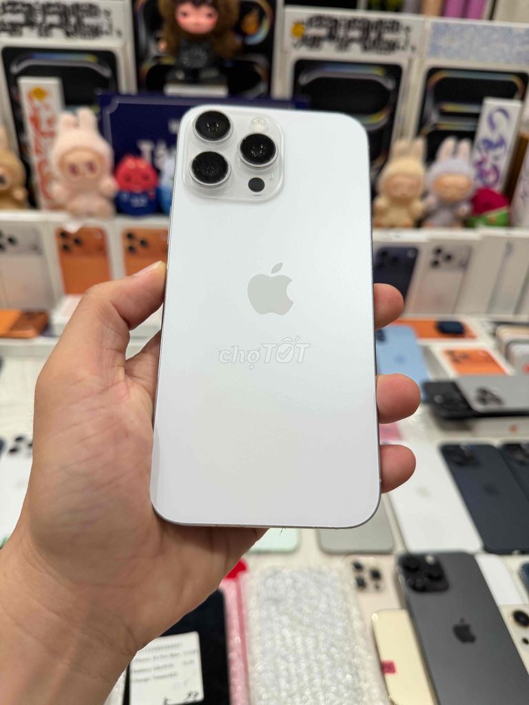 iPhone 16 Pro Max 256GB Trắng LL/A Pin 95% Zin all. Mua bán Điện thoại tại Thành phố Thủ Đức Tp Hồ Chí Minh được đăng bởi Táo Uy Tín Chuyên Cung Cấp Sỉ Và Lẻ Tuyển Công Tác Viên hình 1
