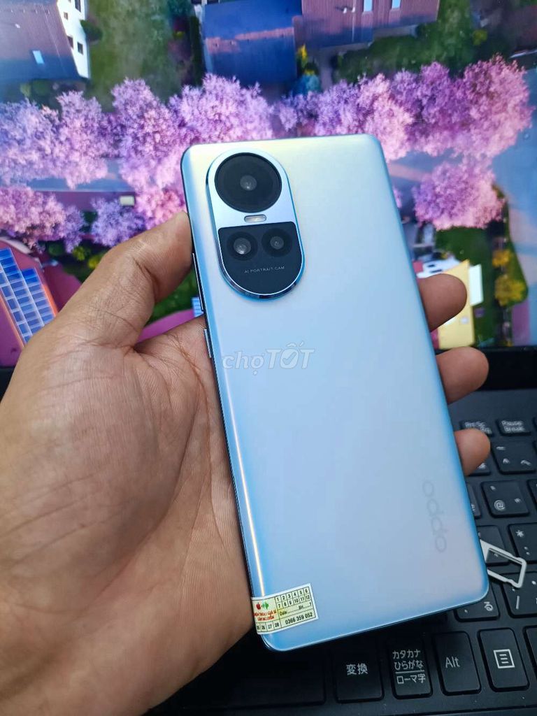 OPPO RENO 10 5G 8GB.256GB DIMENSITY 7050 ZIN ĐẸP. Mua bán Điện thoại tại Quận Bình Thạnh Tp Hồ Chí Minh được đăng bởi Dân Mobile hình 1