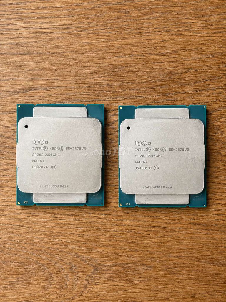 CPU Intel Xeon E5-2678V3. Mua bán Linh kiện (RAM, Card...) tại Thị xã Phú Mỹ Bà Rịa - Vũng Tàu được đăng bởi MT Huỳnh Nhật  hình 1