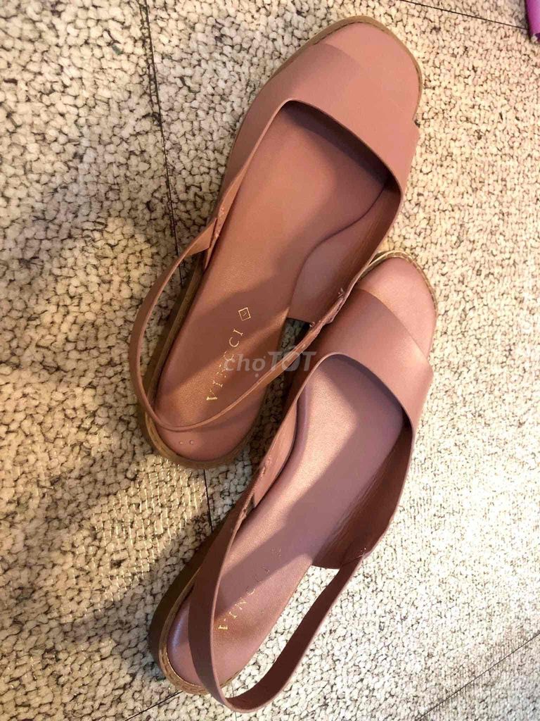 giày bệt vincci hồng Size 38 Malaysia