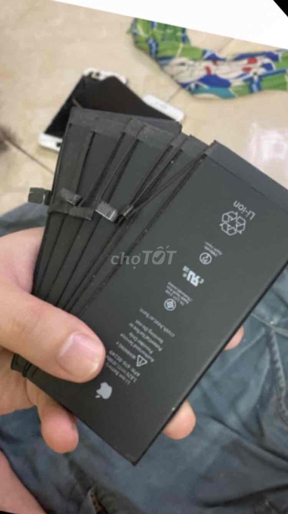 Pin tháo iphone 6s plus 6 plus 7 plus sẵn hãng 98