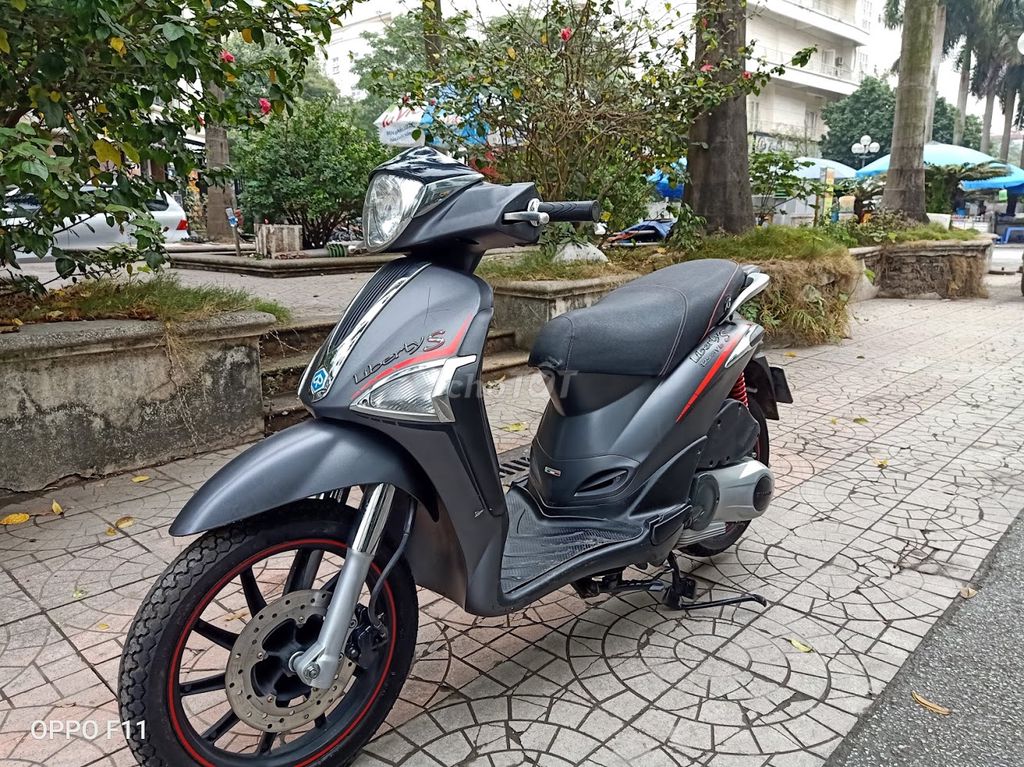 Piaggio Liberty 125 3Vie Màu xám  Chính Chủ 2019. Mua bán Xe máy tại Quận Cầu Giấy Hà Nội được đăng bởi Trí Thành hình 2