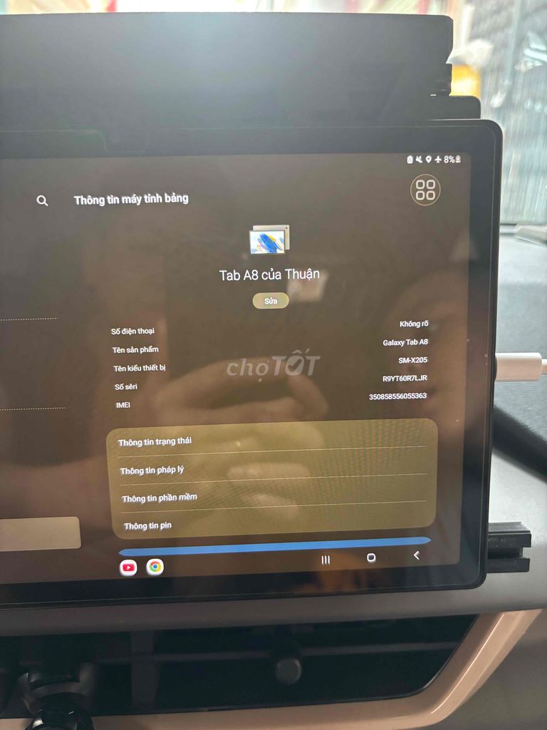 Samsung Galaxy Tab A8 Mới. Mua bán Máy tính bảng tại Huyện Thường Tín Hà Nội được đăng bởi Thuận hình 1