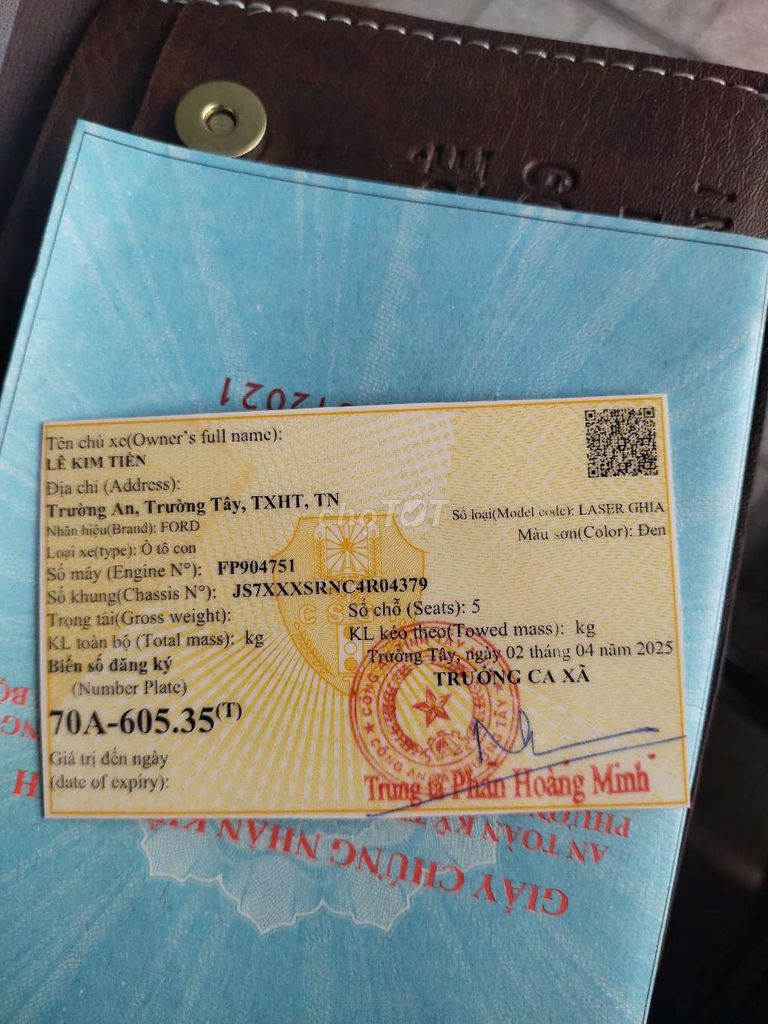 Ford Laser 1.8 Ghia 2004. Mua bán Ô tô tại Huyện Hòa Thành Tây Ninh được đăng bởi Trung hình 11