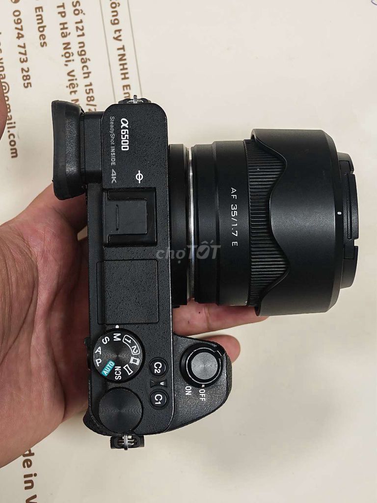 Máy ảnh Sony A6500 Viltrox 35 1.7 Đen. Mua bán Máy ảnh, Máy quay tại Quận Nam Từ Liêm Hà Nội được đăng bởi win hình 1