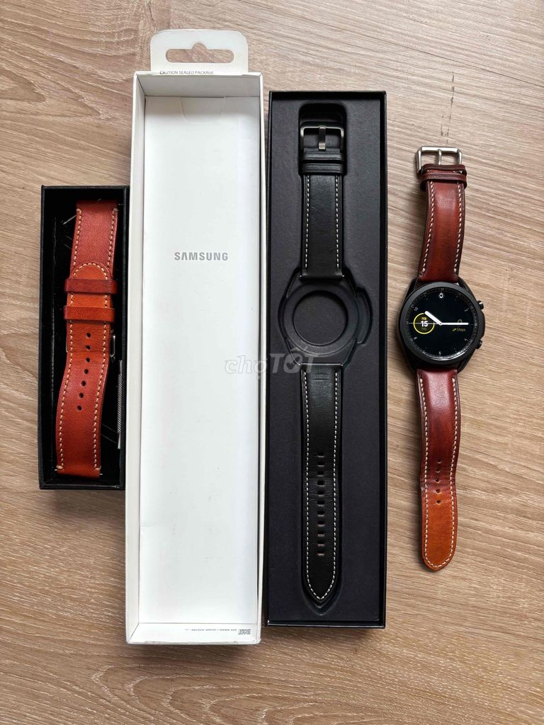 Samsung Galaxy Watch 3 Da Nâu. Mua bán Thiết bị đeo thông minh tại Quận Nam Từ Liêm Hà Nội được đăng bởi Nguyễn Mạnh Cường hình 1