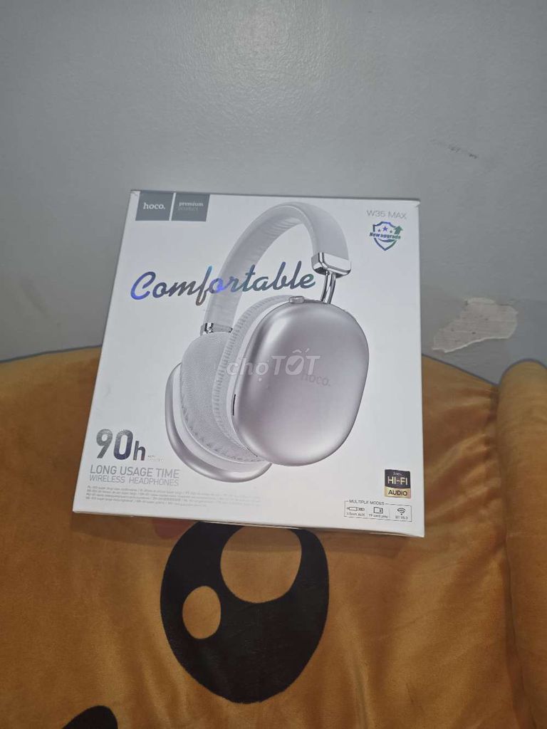 Tai nghe Hoco W35 MAX Bạc. Mua bán Tivi, Âm thanh tại Thành phố Bến Tre Bến Tre được đăng bởi tuong hung hình 1