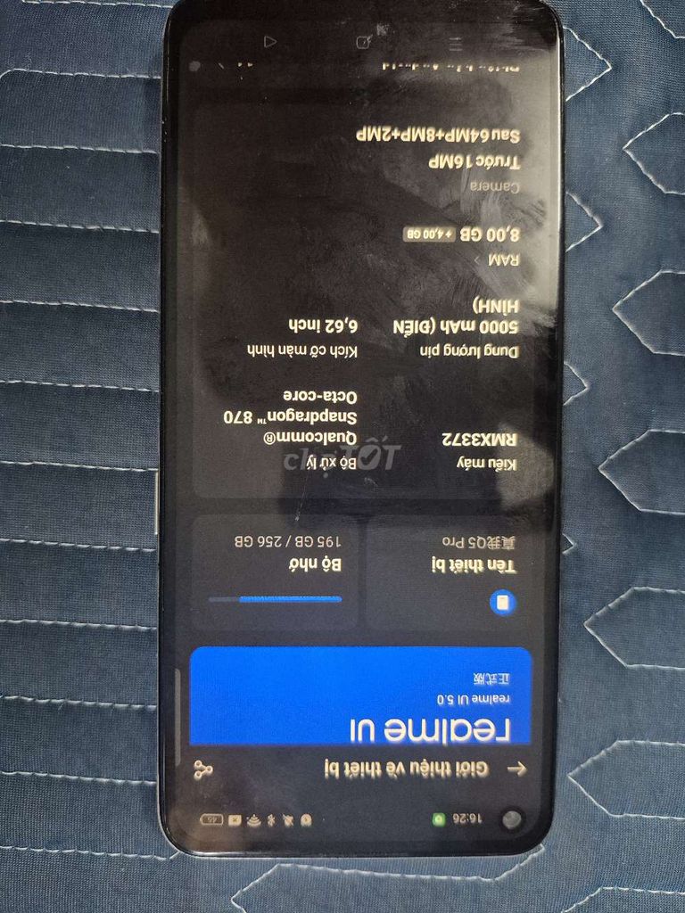 Realme Q5 Pro 256GB Vàng. Mua bán Điện thoại tại Quận Lê Chân Hải Phòng được đăng bởi Phùng Tuấn hình 1