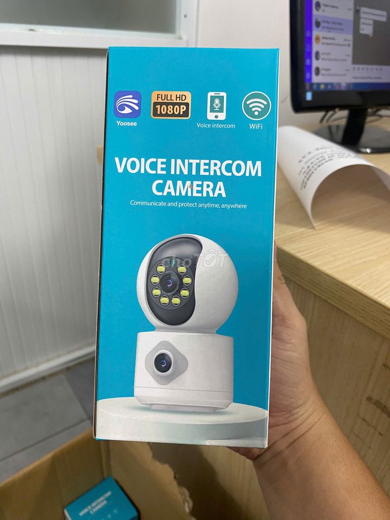 Camera 2 Mắt Trong Nhà Yoosee. Mua bán Máy ảnh, Máy quay tại Thành phố Tân An Long An được đăng bởi CAMERA THÀNH TÍN LONG AN hình 1