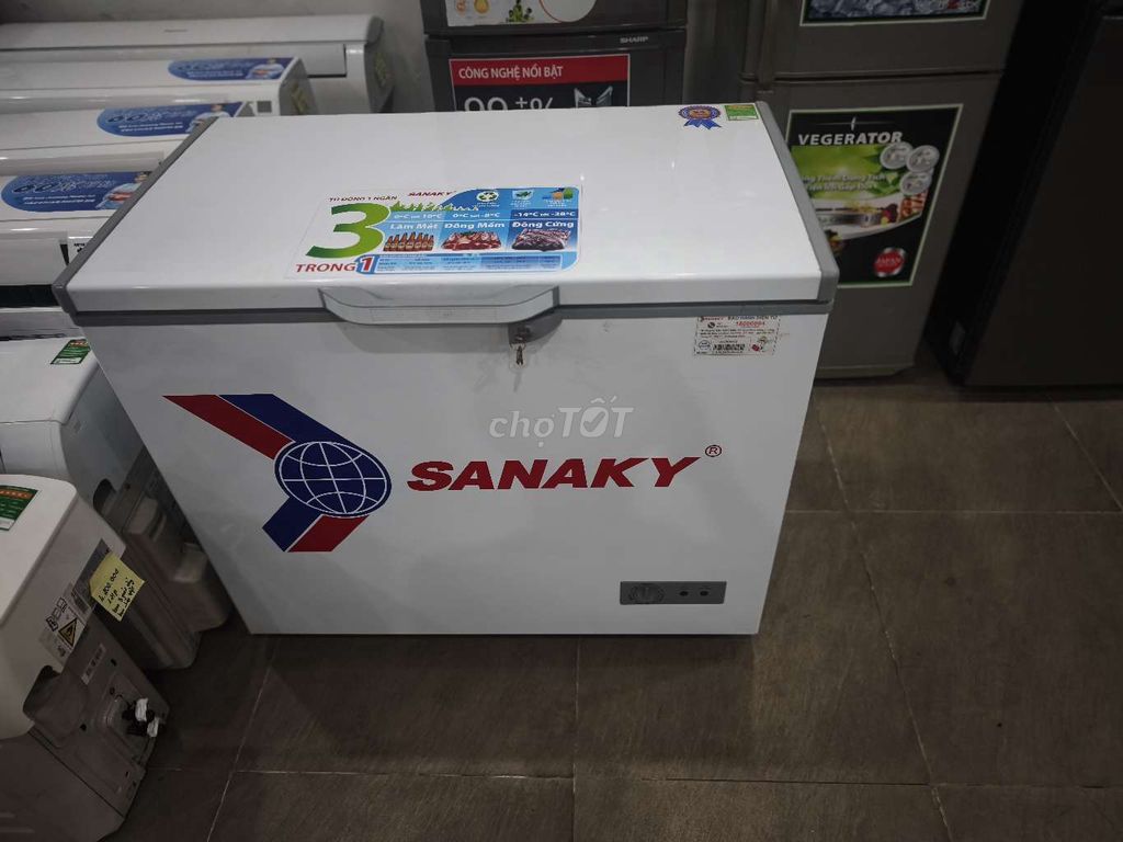 Tủ đông Sanaky 99% lướt. Mua bán Tủ lạnh tại Thành phố Biên Hòa Đồng Nai được đăng bởi CTY ĐIỆN MÁY NGUYỄN DƯƠNG GIA hình 2