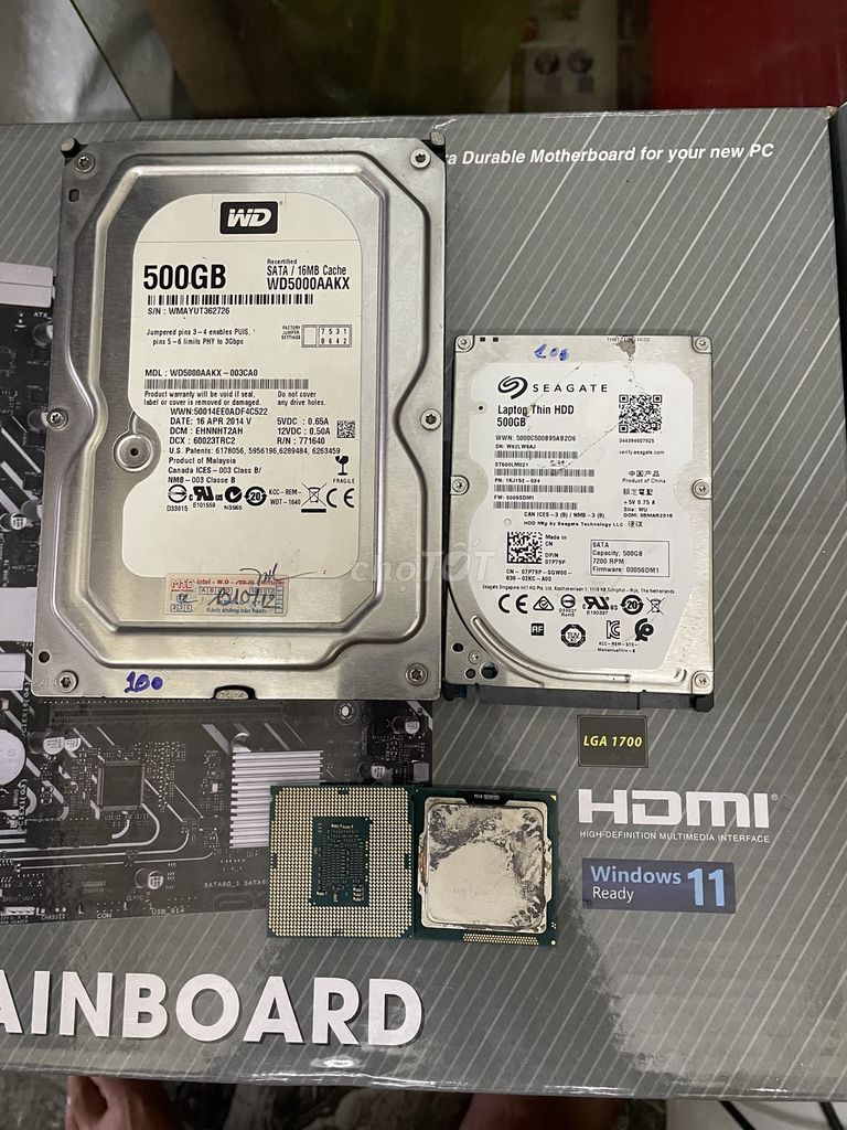 Chip i5 3470 HDD 500GB. Mua bán Linh kiện (RAM, Card...) tại Thành phố Huế Thừa Thiên Huế được đăng bởi Hoang hình 1
