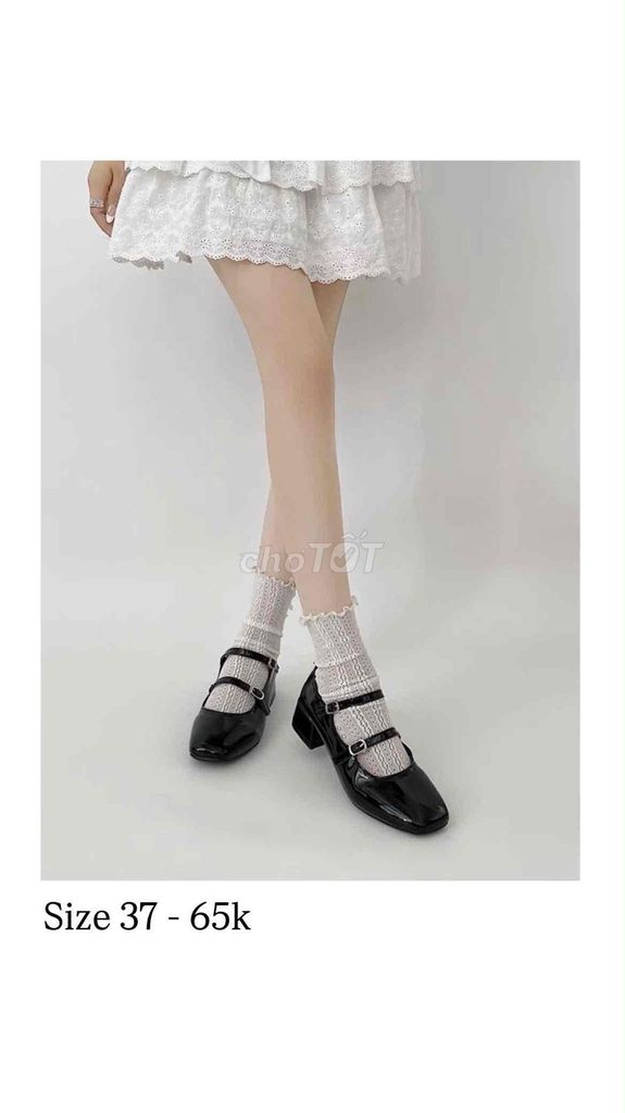 Giày búp bê nữ Đen size 37. Mua bán Giày dép tại Quận Gò Vấp Tp Hồ Chí Minh được đăng bởi TN LanAnh hình 1