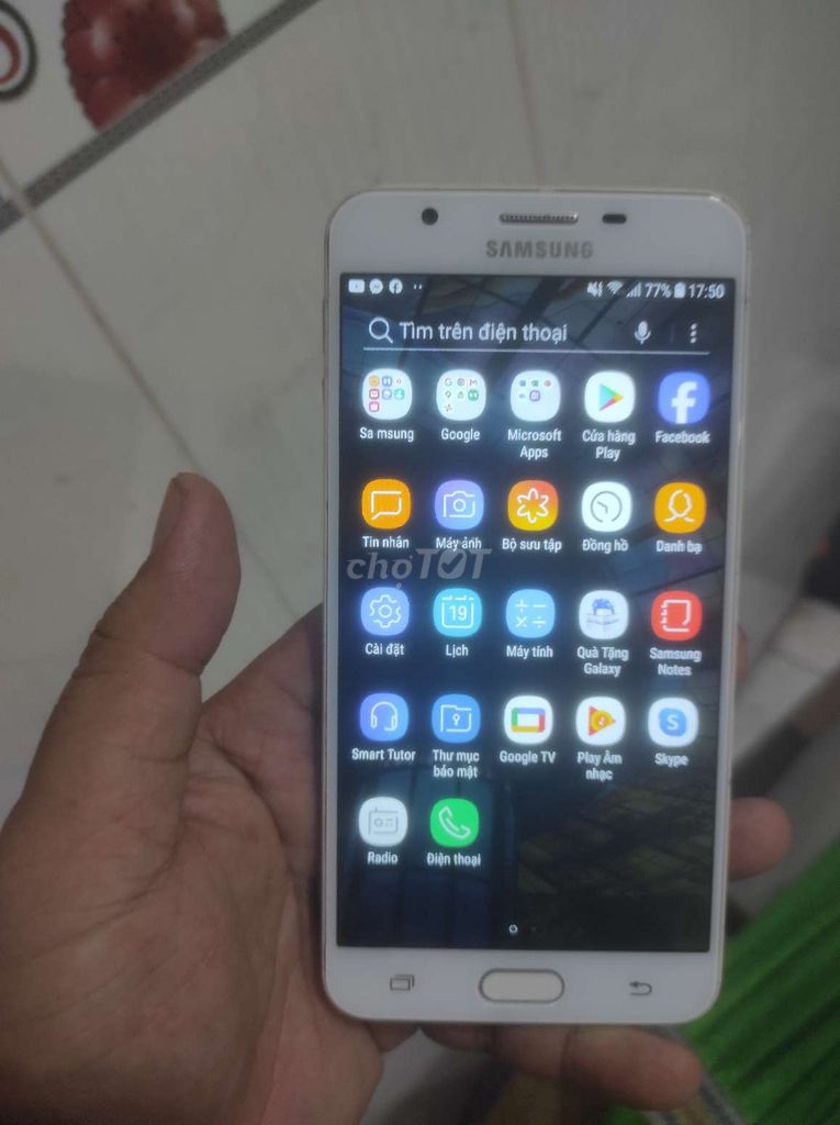 Samsung J7 Prime Vàng 2 sim. Mua bán Điện thoại tại Quận Ninh Kiều Cần Thơ được đăng bởi liên hê số  hình 1