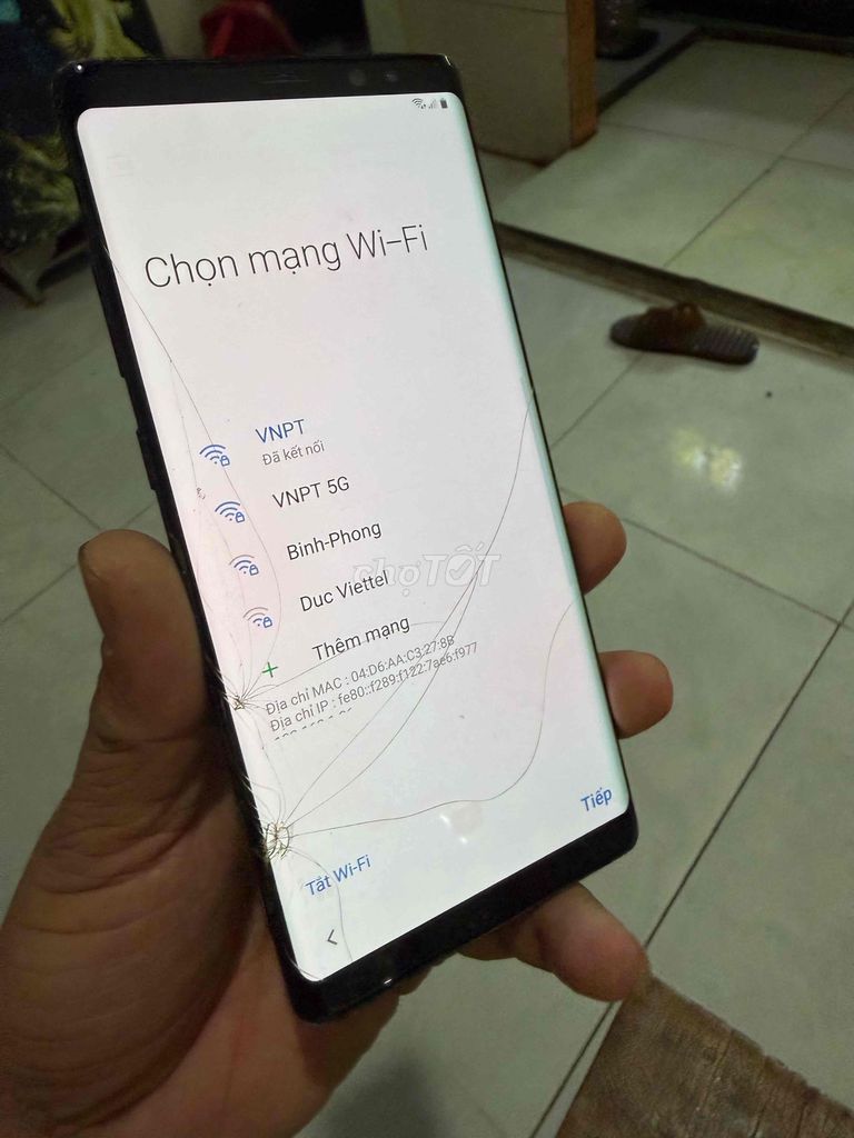 Samsung Note 8 Hàn Quốc Đen Nứt kính. Mua bán Điện thoại tại Quận Cẩm Lệ Đà Nẵng được đăng bởi Mylinh hình 1