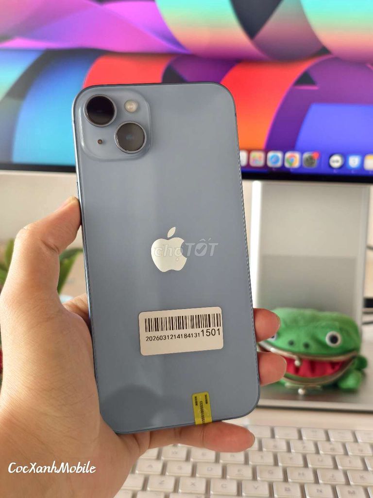 14 Plus 128GB Quốc Tế 2 Sim vật lý, zin áp đẹp 99%. Mua bán Điện thoại tại Quận Liên Chiểu Đà Nẵng được đăng bởi Minh Hiệp CócXanhMobile hình 1