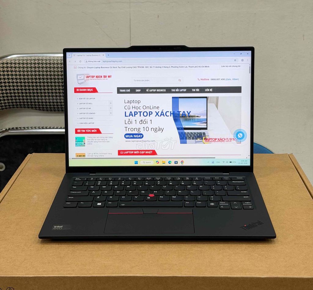 Thinkpad X1 Carbon gen 12 U7 155H/32GB/1TB FHD+. Mua bán Laptop tại Quận 10 Tp Hồ Chí Minh được đăng bởi Laptop xách tay Mỹ hình 1