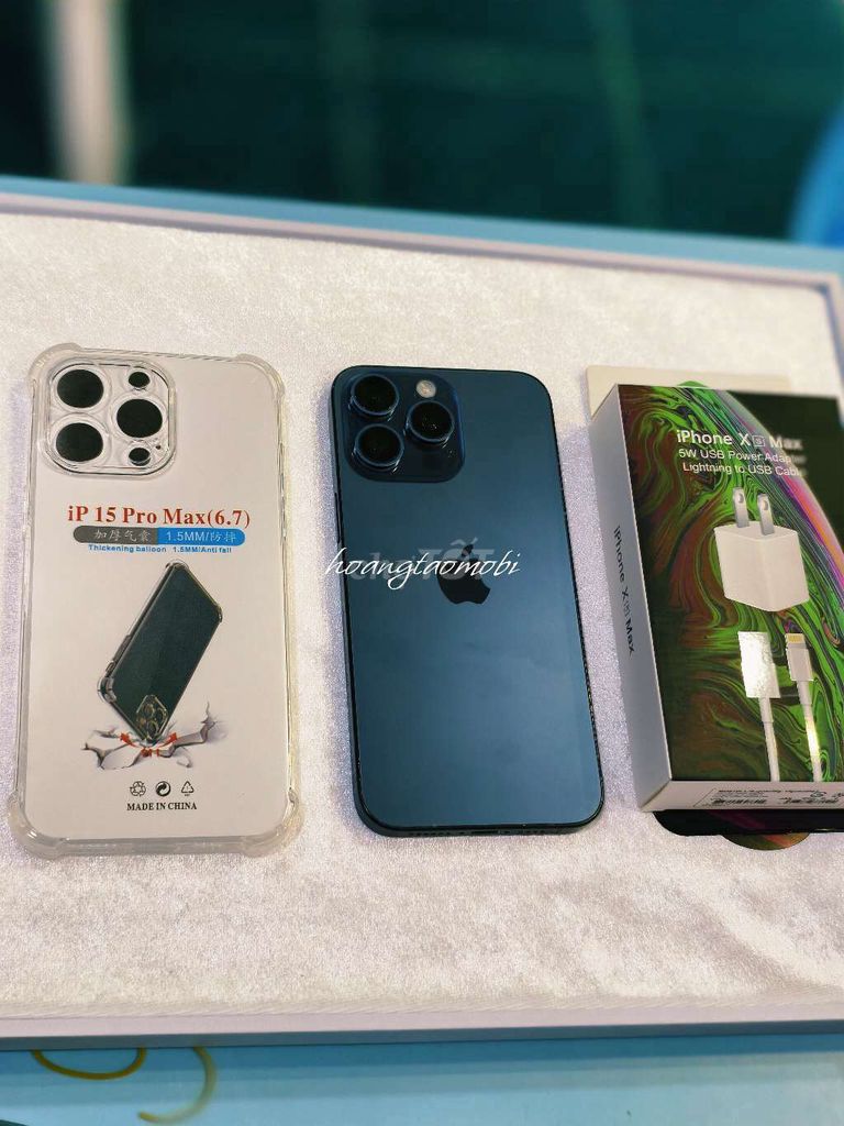 iPhone 15 Pro Max 256GB quốc tế icloud sạch. Mua bán Điện thoại tại Quận Tân Bình Tp Hồ Chí Minh được đăng bởi Táo Bán Lổ hình 1