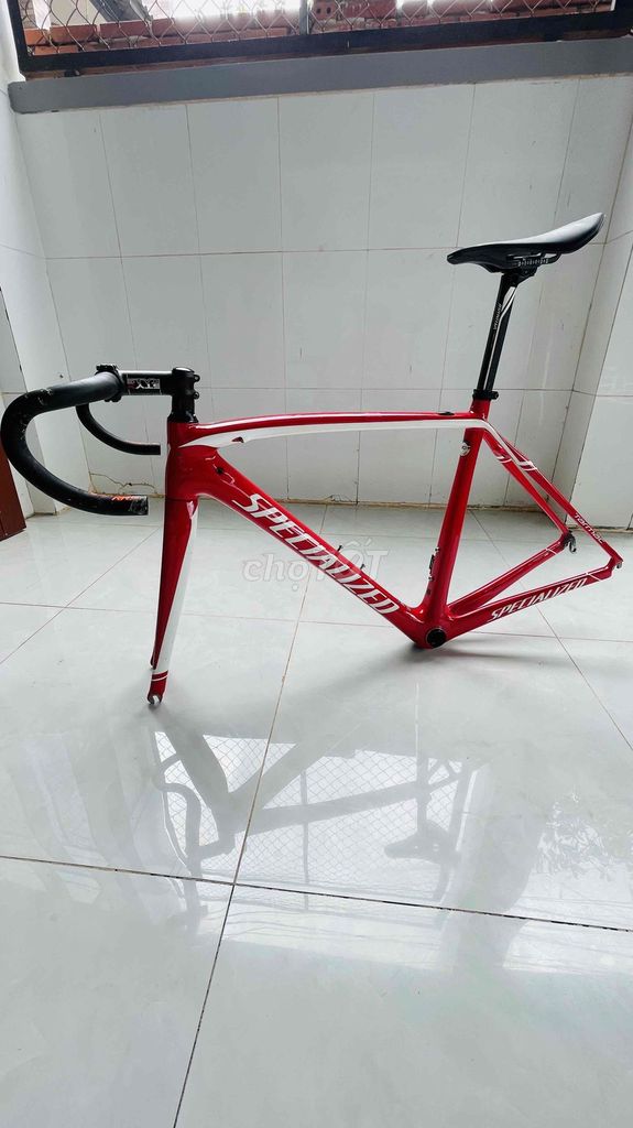 Khung xe đạp đua Specialized Tarmac Carbon Đỏ. Mua bán Xe đạp tại Huyện Châu Đức Bà Rịa - Vũng Tàu được đăng bởi Trương Đạo hình 5