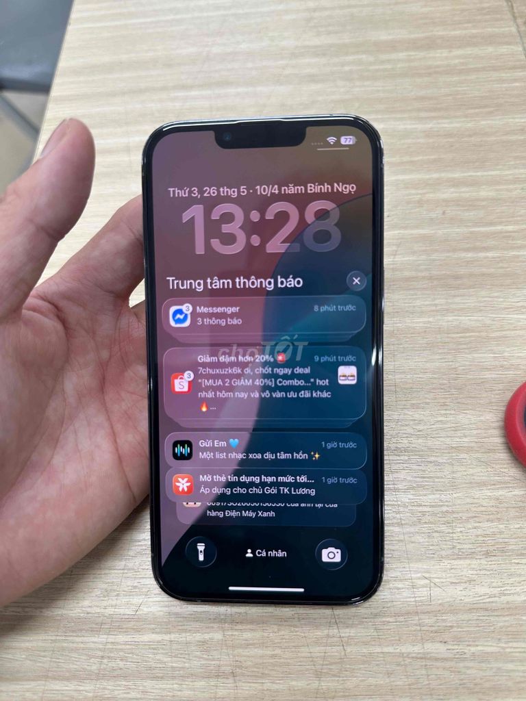 Apple iPhone 13 Pro 256GB Xám Đã sử dụng. Mua bán Điện thoại tại Thành phố Buôn Ma Thuột Đắk Lắk được đăng bởi bạn nam giấu tên hình 1