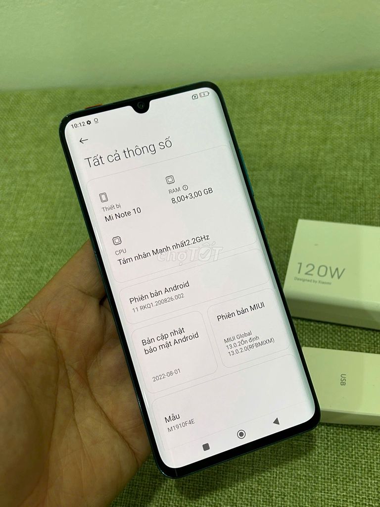 Xiaomi CC9 Pro 8/128 Q.TẾ 67w xiaomi TRẢ GÓP - COD. Mua bán Điện thoại tại Quận Hoàng Mai Hà Nội được đăng bởi Trần Ngọc Hiếu hình 6