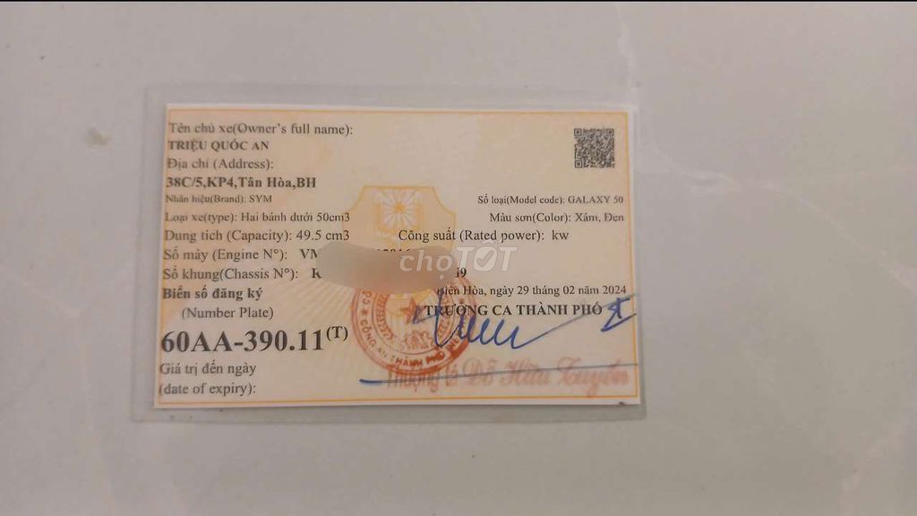 Xe số SYM Galaxy 50cc 2024. Mua bán Xe máy tại Thành phố Dĩ An Bình Dương được đăng bởi Hân hình 5