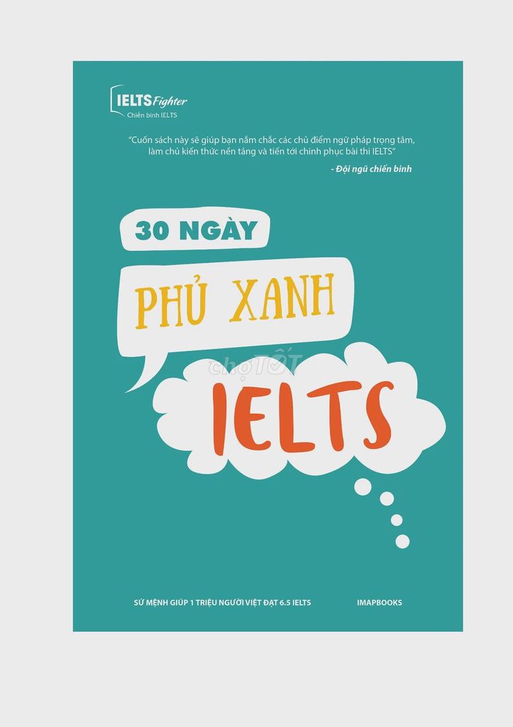 Sách Lộ trình 7.0 Ielts và phủ xanh ielts