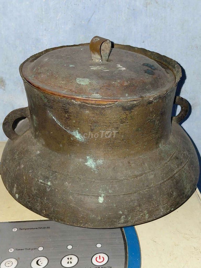 Nồi đồng Cổ điển màu Nâu đồng cao13 ngang 20. Mua bán Đồ sưu tầm, đồ cổ tại Huyện Bình Chánh Tp Hồ Chí Minh được đăng bởi Vũ thị hoa hình 1