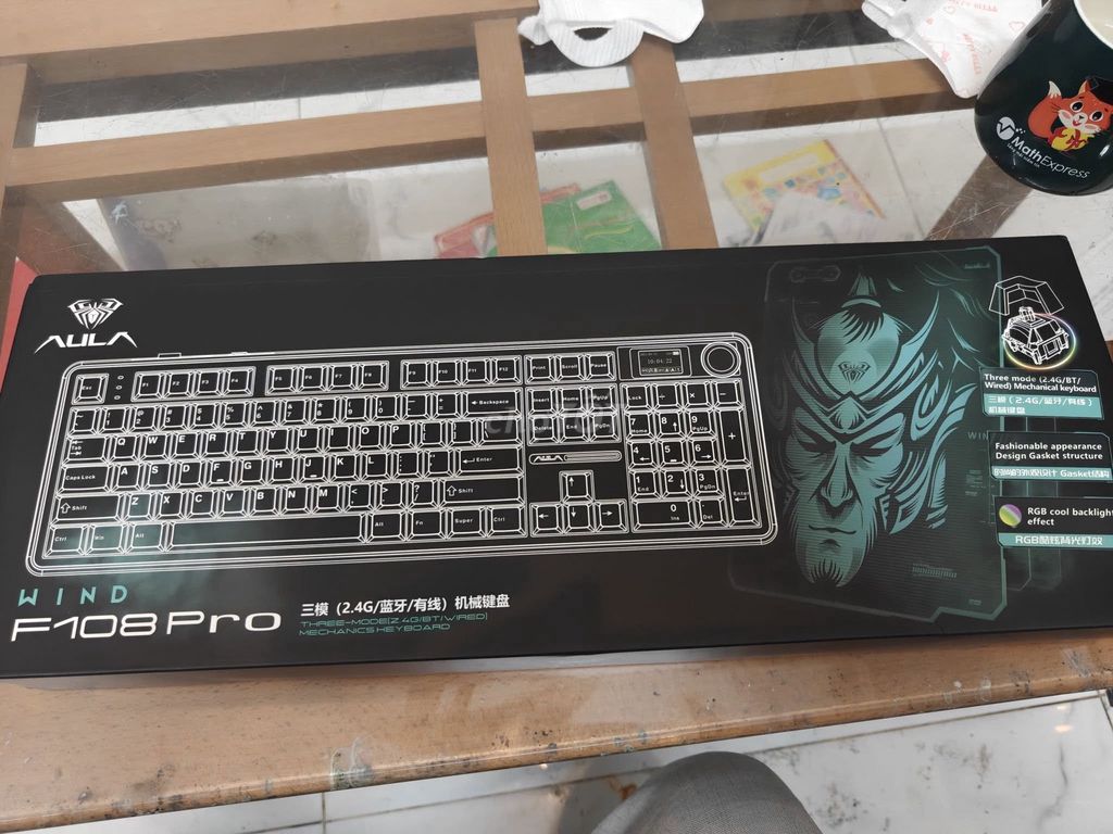 Bàn phím cơ AULA F108 Pro Hotswap RGB. Mua bán Phụ kiện (Màn hình, Chuột...) tại Quận Bình Thạnh Tp Hồ Chí Minh được đăng bởi Văn hình 1
