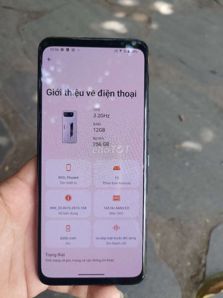 ROG Phone 6 256GB Trắng. Mua bán Điện thoại tại Thành phố Thủ Đức Tp Hồ Chí Minh được đăng bởi Tông hình 1