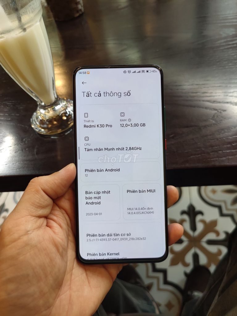 Xiaomi K30 Pro 5G_ Ram 12/128_Zin_Mới 98%_Cực chất. Mua bán Điện thoại tại Quận Hà Đông Hà Nội được đăng bởi Tuấn  hình 1