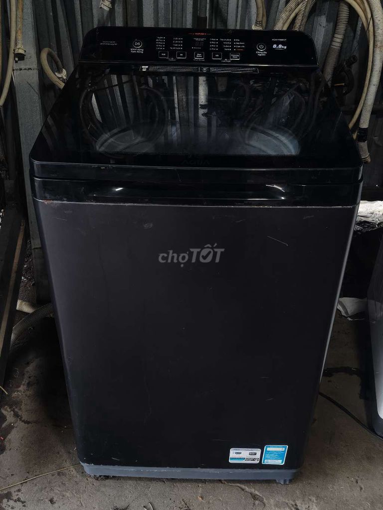 Máy giặt AQUA 8.8kg Đen. Mua bán Máy giặt tại Thành phố Sóc Trăng Sóc Trăng được đăng bởi Trung Nghĩa hình 1