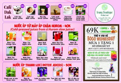 Cafe Daklak, detox juices, sinh tố dinh dưỡng…. Mua bán Đồ ăn, thực phẩm và các loại khác tại Quận Ba Đình Hà Nội được đăng bởi Nguyễn Thị Thu Trang