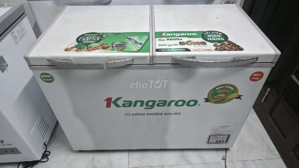 Tủ đông Kangaroo 250 lít Trắng. Mua bán Tủ lạnh tại Huyện Châu Thành Long An được đăng bởi HÀNG QUA SỬ DỤNG hình 1