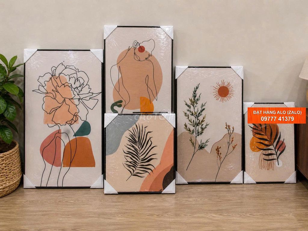 Tranh treo tường phong cách tối giản. Mua bán Đồ sưu tầm, đồ cổ tại Quận Bắc Từ Liêm Hà Nội được đăng bởi Xưởng Tranh Đẹp hình 1