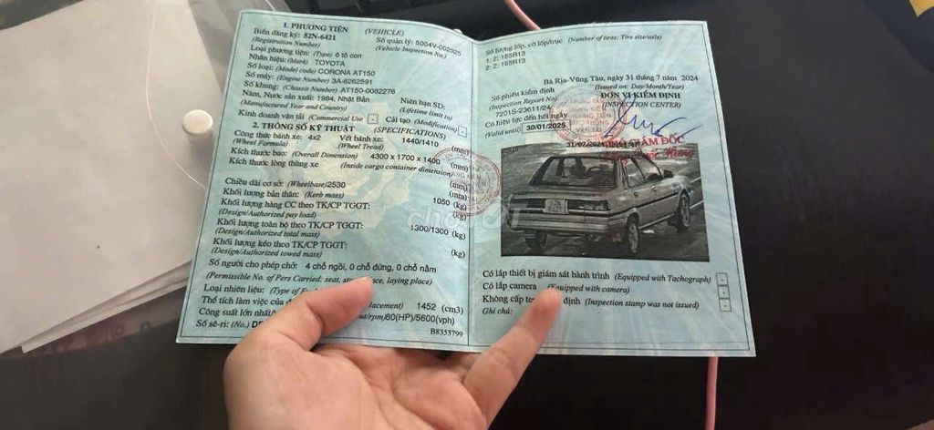 1984 Tôi không rõ - 166667 km. Mua bán Ô tô tại Huyện Xuyên Mộc Bà Rịa - Vũng Tàu được đăng bởi Hung Phan hình 6