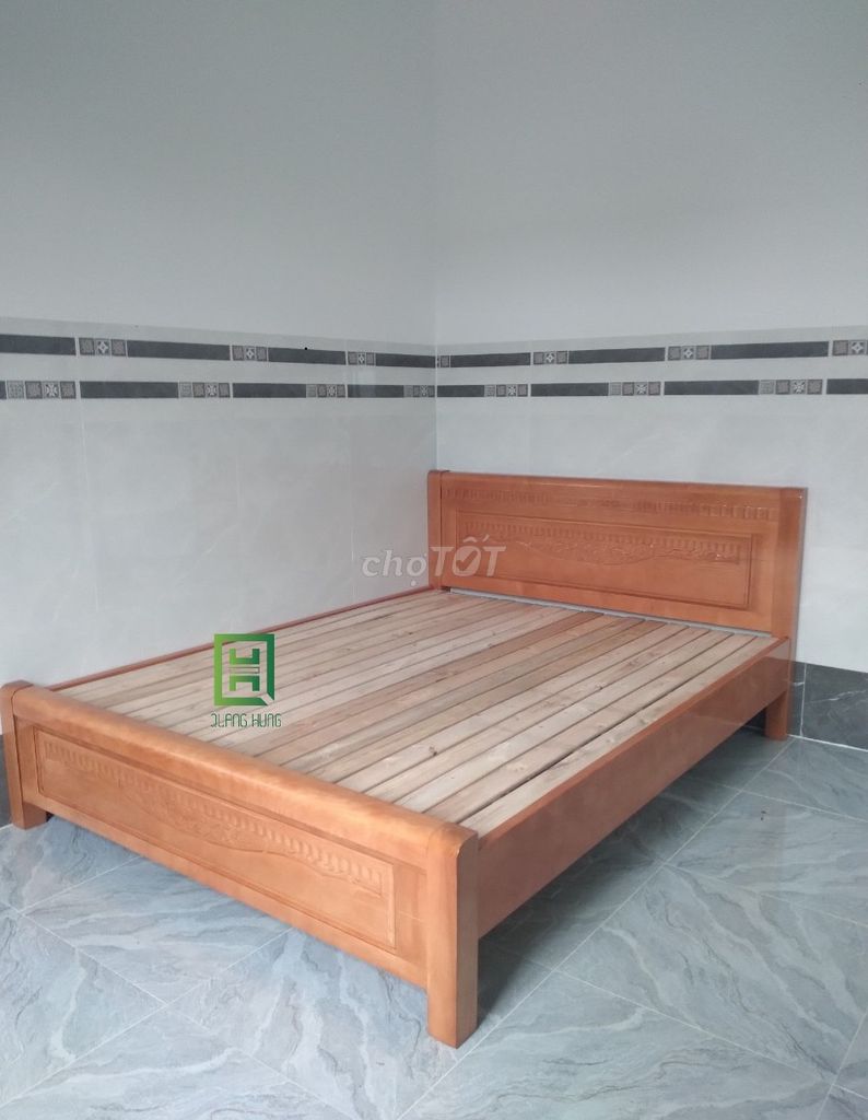 GIƯỜNG GỖ SỒI HIỆN ĐẠI- GIƯỜNG GỖ GIÁ RẼ TẬN XƯỞNG. Mua bán Giường, chăn ga gối nệm tại Quận Phú Nhuận Tp Hồ Chí Minh được đăng bởi Nội Thất Quang Hùng TD hình 1