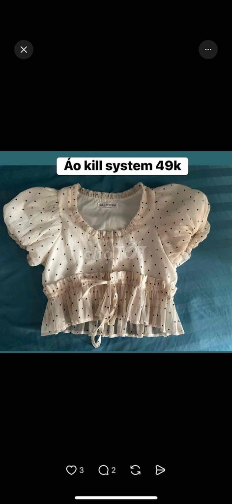 áo babydoll kill system. Mua bán Quần áo tại Quận Đống Đa Hà Nội được đăng bởi nonono hình 1
