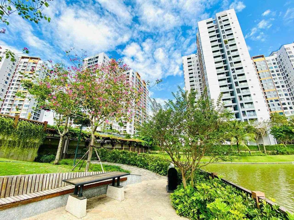 Cho thuê căn hộ Mizuki Park 78m2 nhà mới view kênh đào
