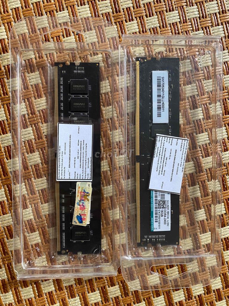 2 Thanh RAM Kingmax 16GB Đen. Mua bán Linh kiện (RAM, Card...) tại Thành phố Rạch Giá Kiên Giang được đăng bởi Anh Thi hình 1