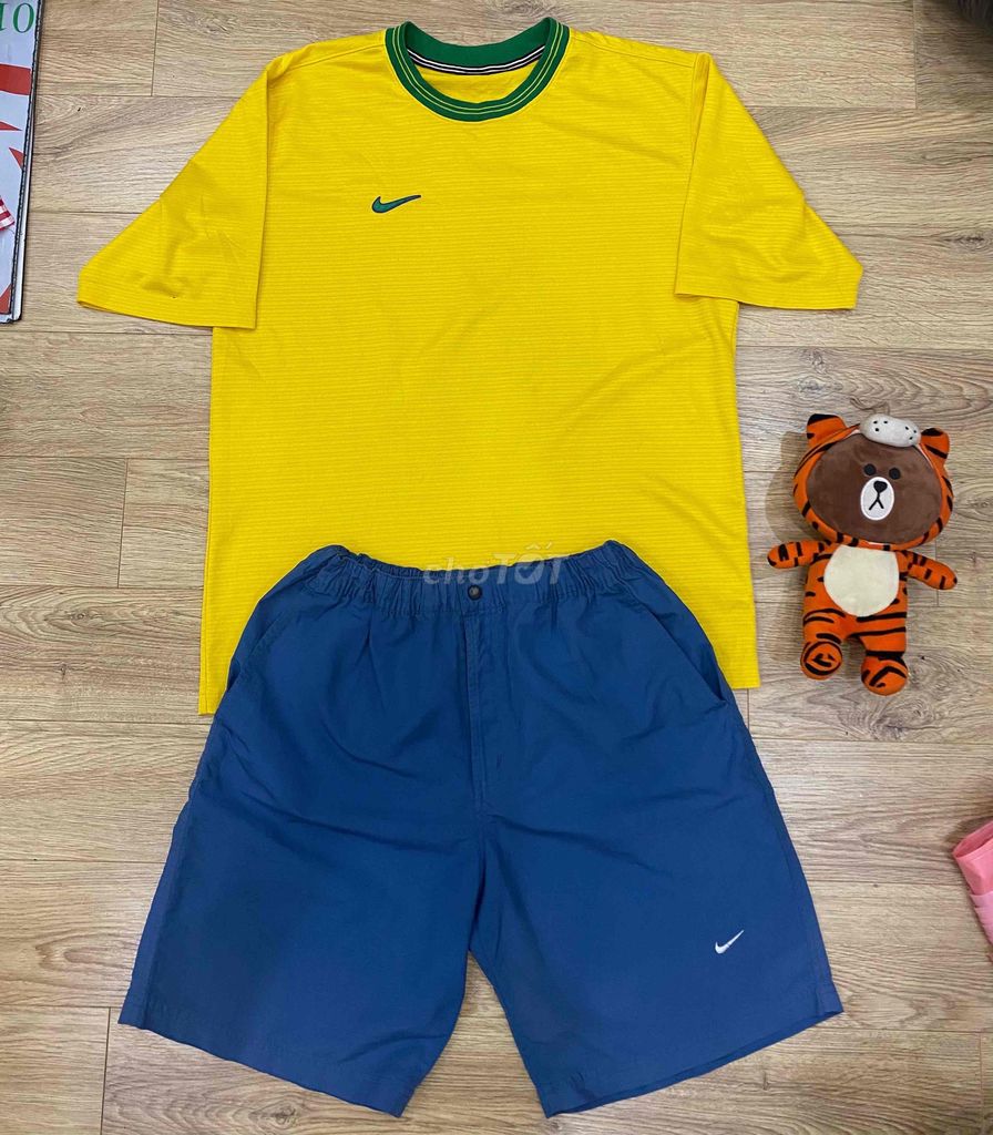 set Nike vintage phối màu brazil. Mua bán Quần áo tại Huyện Thanh Trì Hà Nội được đăng bởi cò 2hand hình 1